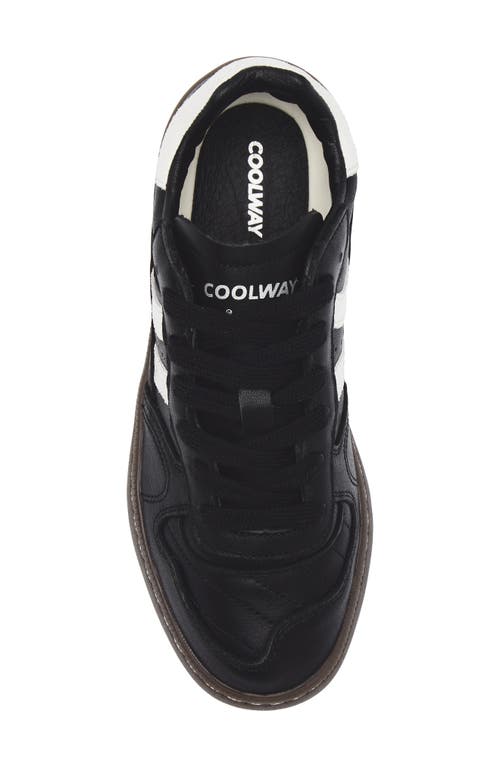 Coolway Goal Sneaker In Black