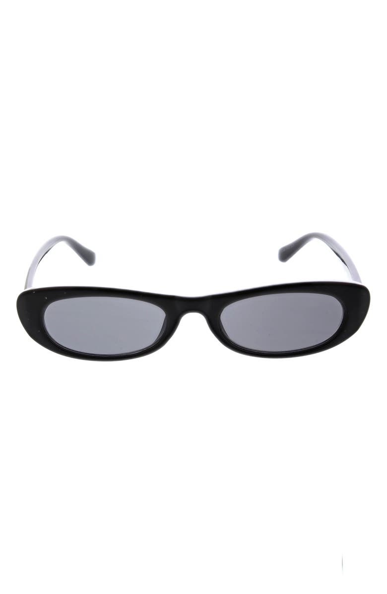 BCBGeneration 54mm Cat Eye Sunglasses, Main, color, Black