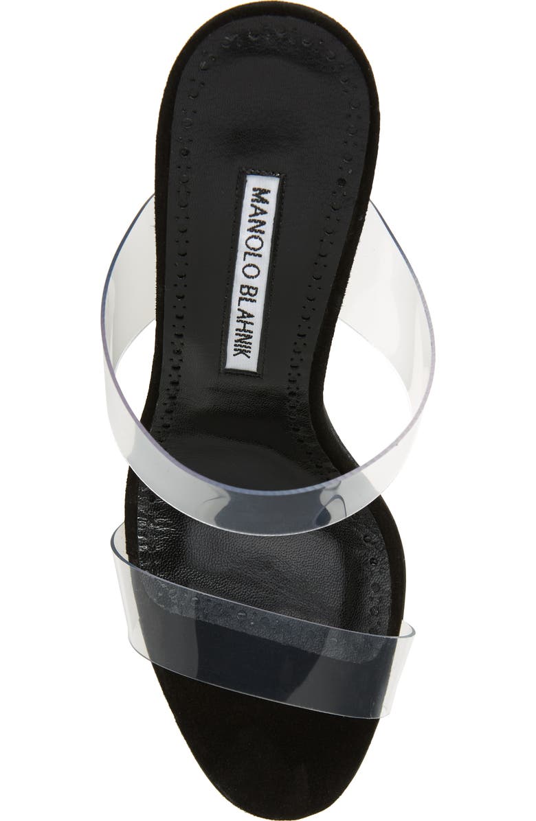 Manolo Blahnik Scolto Transparent Strap Sandal, Alternate, color,