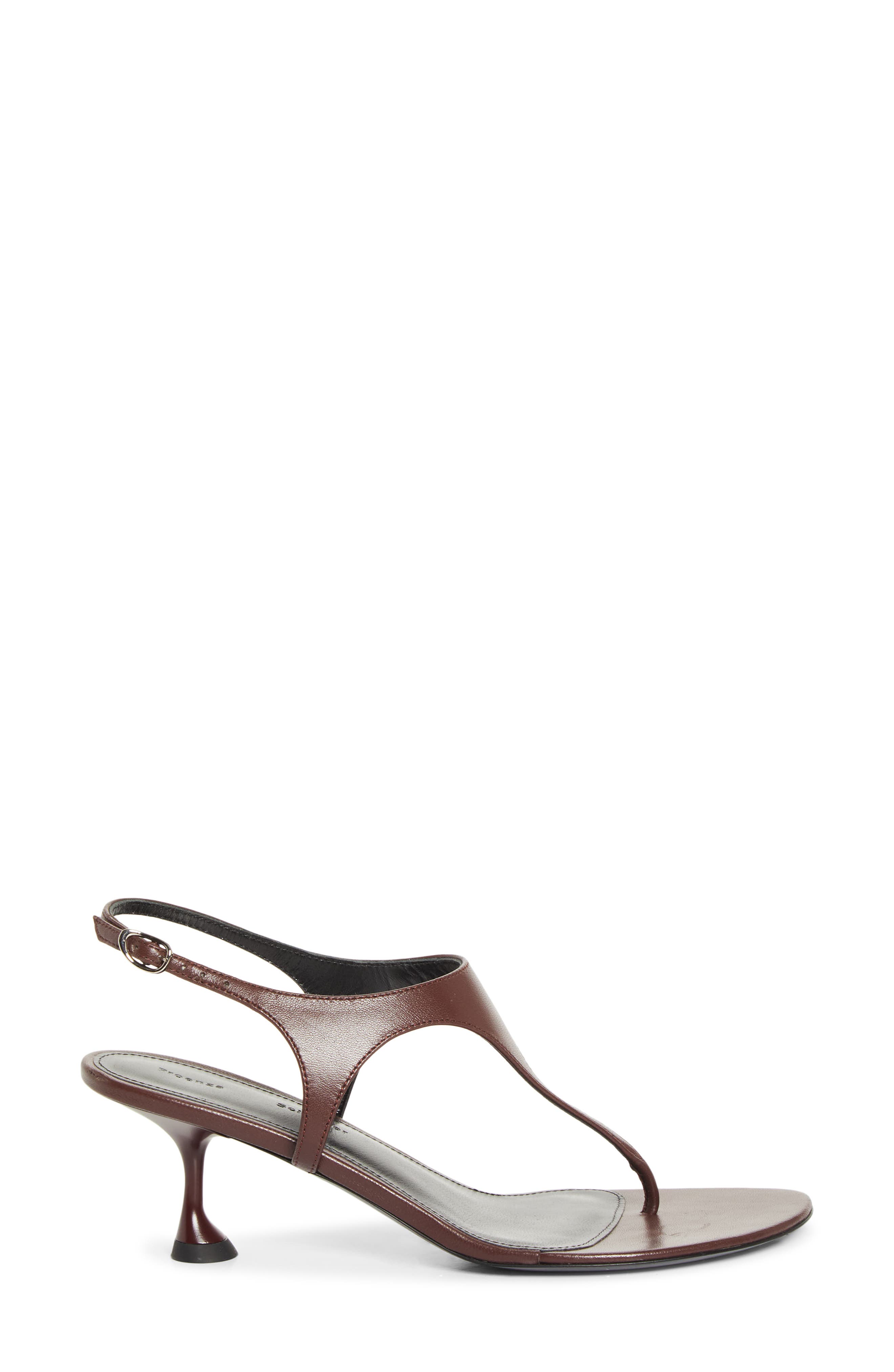 Proenza Schouler Tee Sandal, Alternate, color, Chocolate