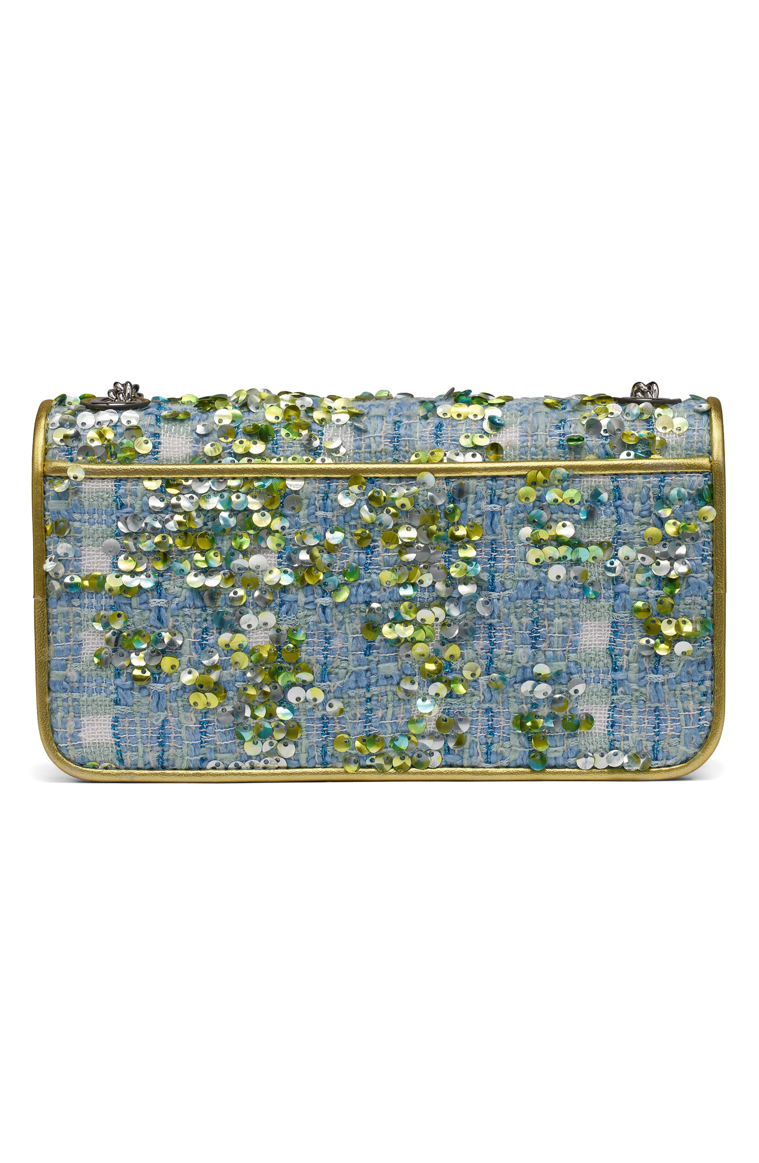 KARL LAGERFELD PARIS Kosette Shoulder Bag, Alternate, color, Baltic Blue