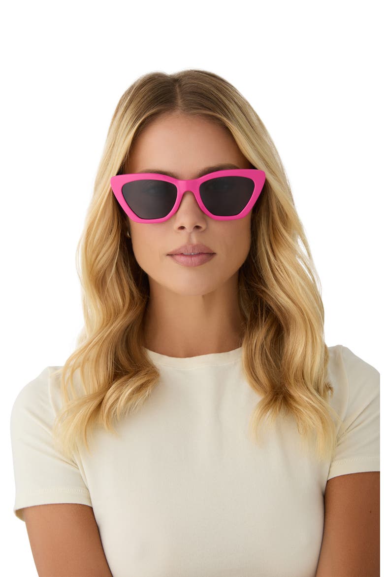 Camila 55mm Gradient Square Sunglasses, Alternate, color, GREY
