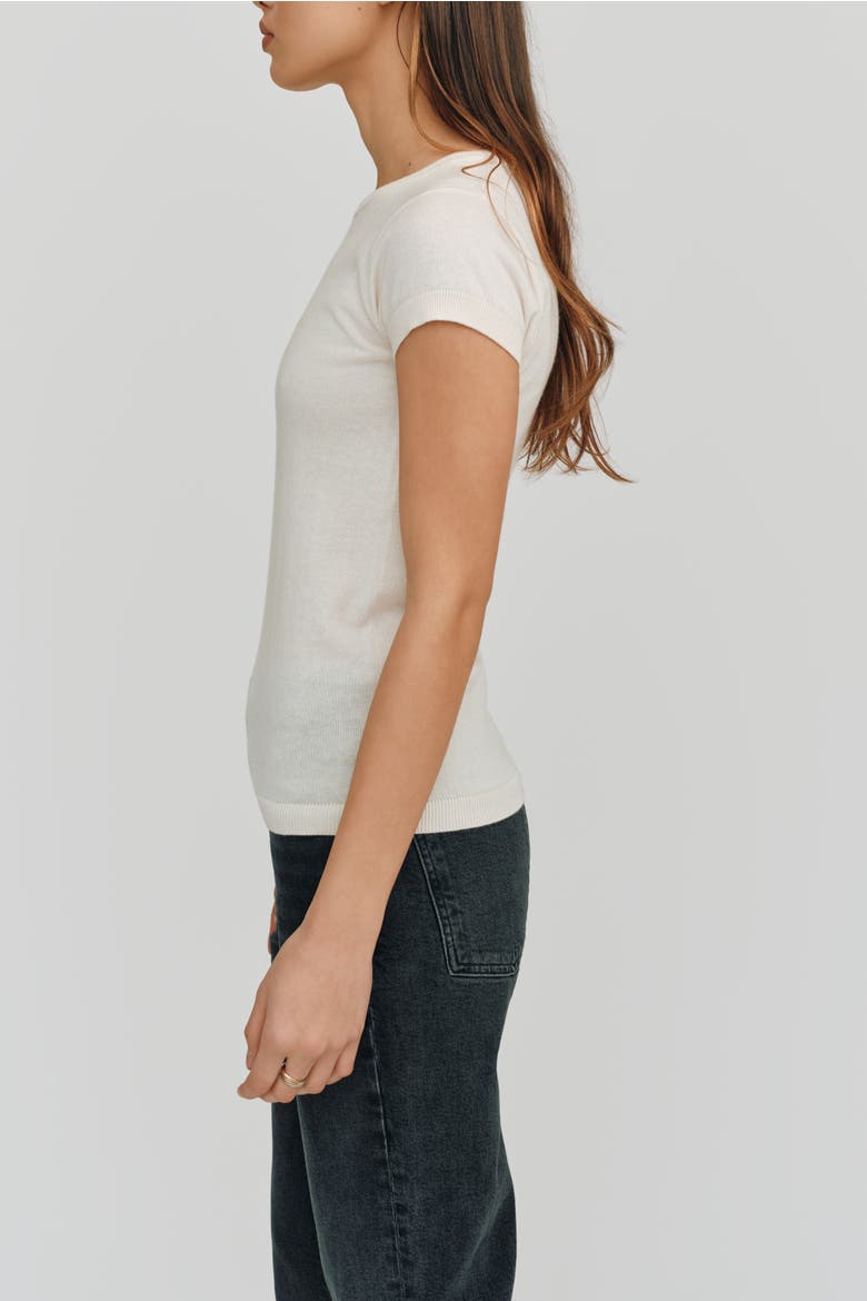 Greta Tee, Alternate, color, White