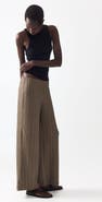 H&M Wide Crinkled Trousers