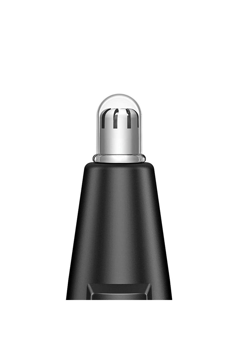 Cordless Stainless Steel Nose and Ear Trimmer, Alternate, color, Black