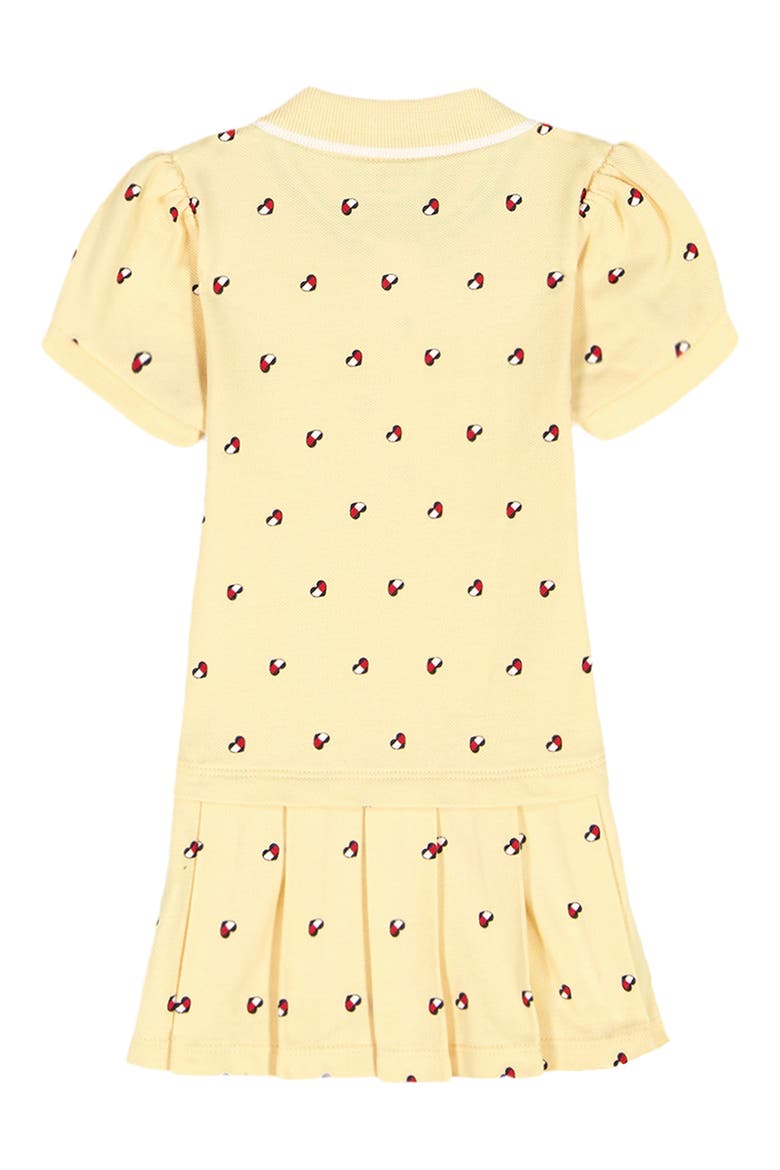 Kids' Tommy Heart Polo Dress, Alternate, color, GOLD