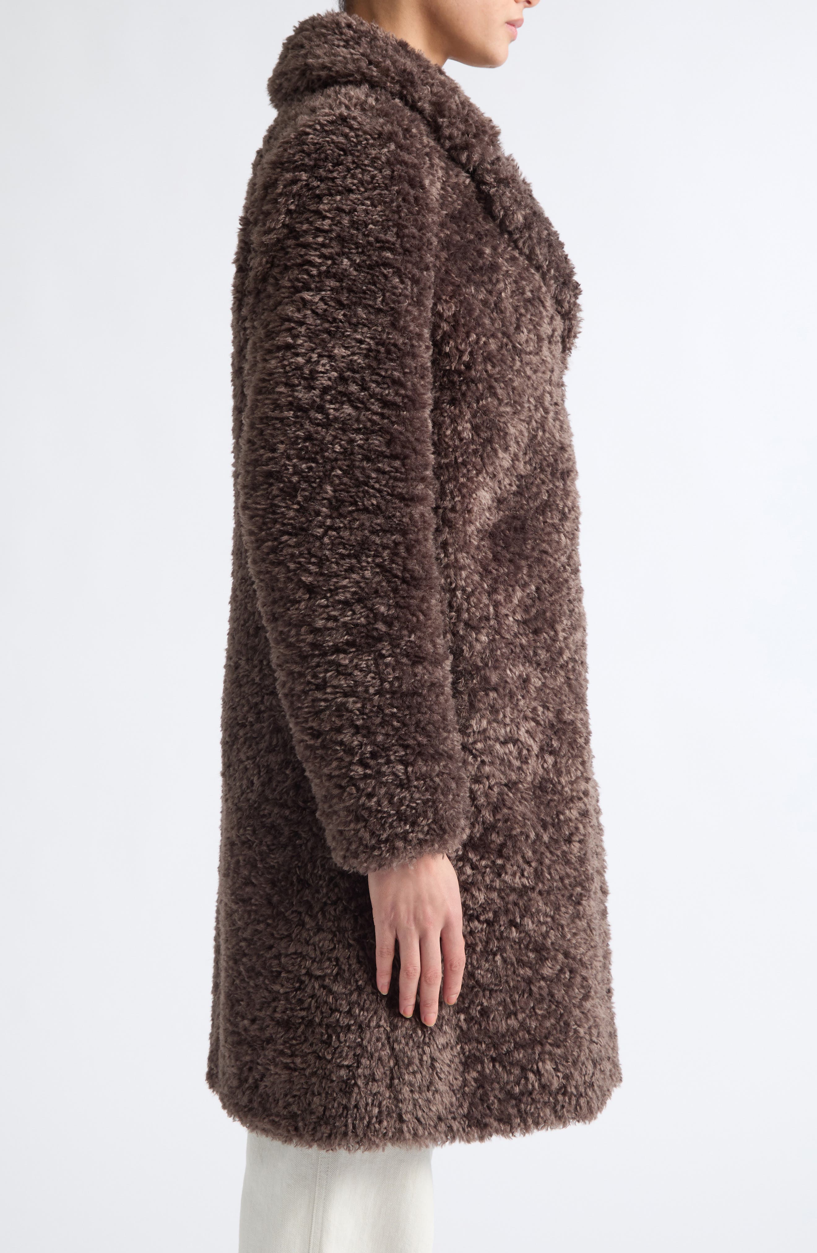 Herno Curly Faux Fur Coat (Women) | Nordstrom