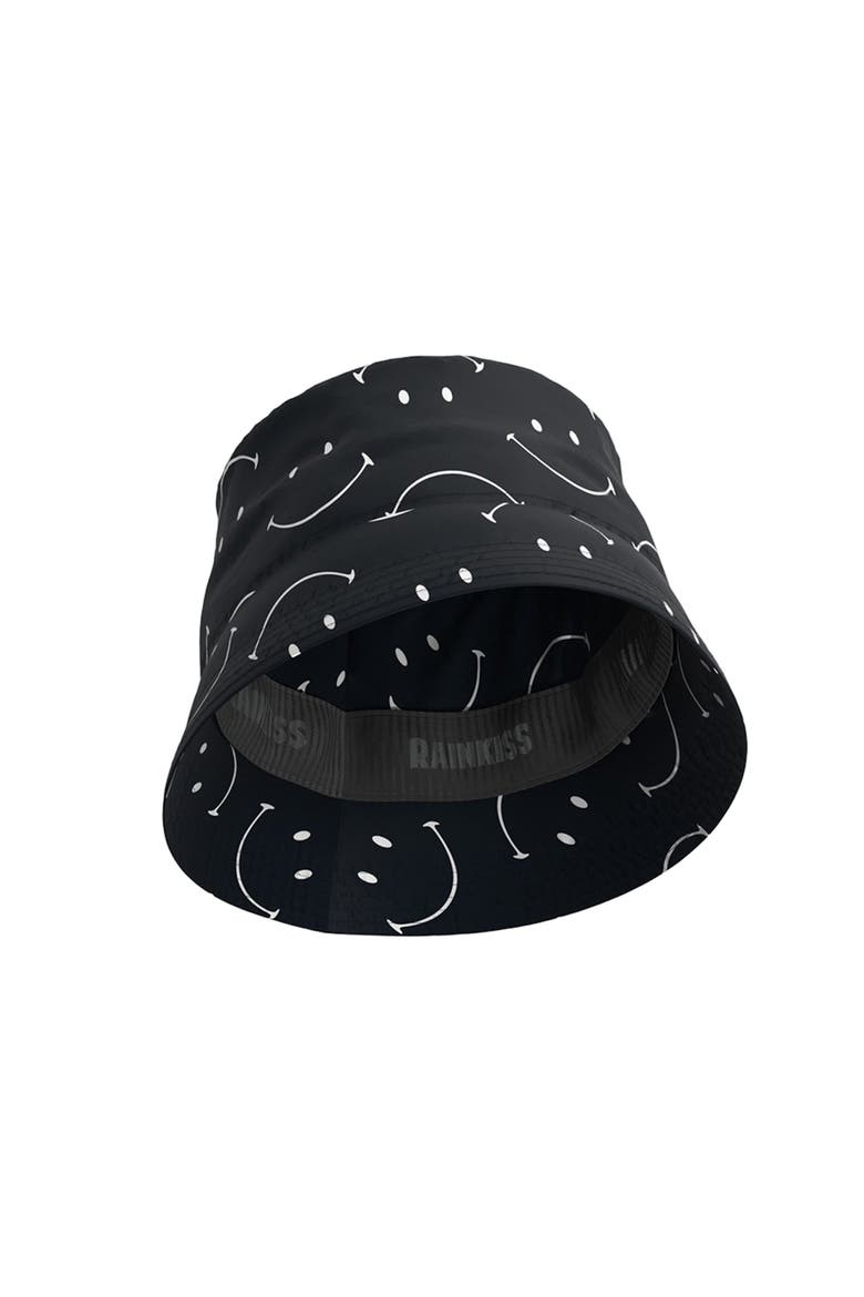 Bucket Hat Classic Smile x Smiley, Alternate, color, Black
