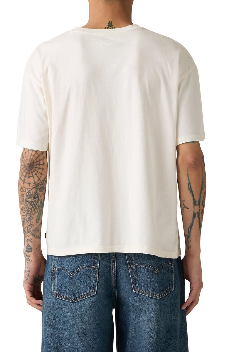 Levi's<sup>®</sup> Boxy Crop Cotton T-Shirt, Alternate, color, Egret