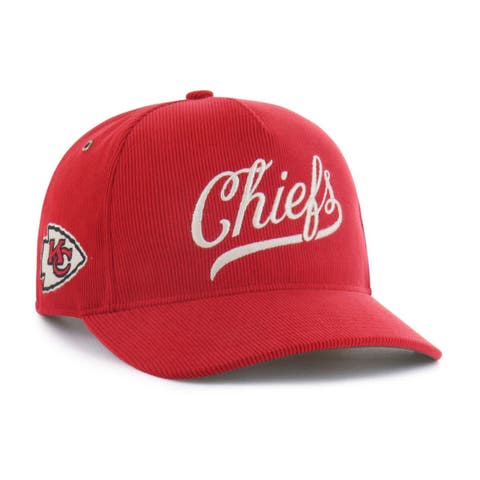 Men's '47  Red Kansas City Chiefs Golden Age Corduroy Hitch Adjustable Hat