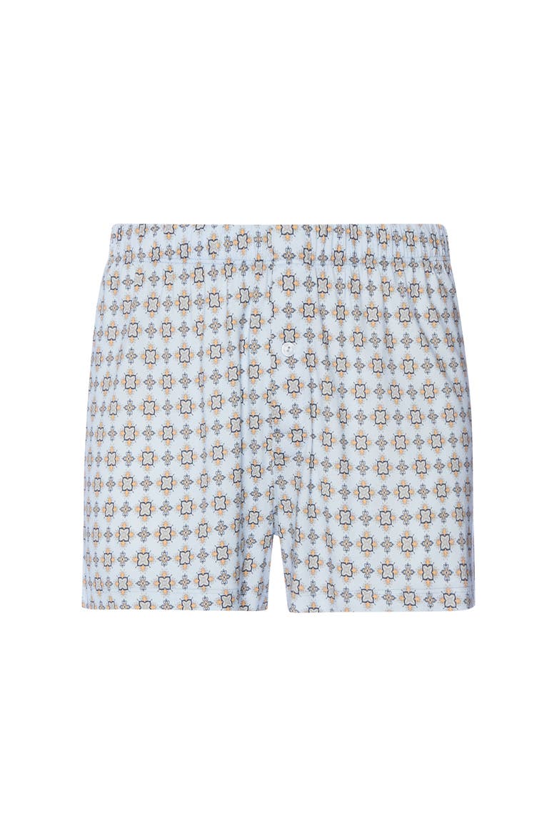 Fancy Jersey Cotton and TENCEL Boxers, Main, color, Pumpkin Ornaments