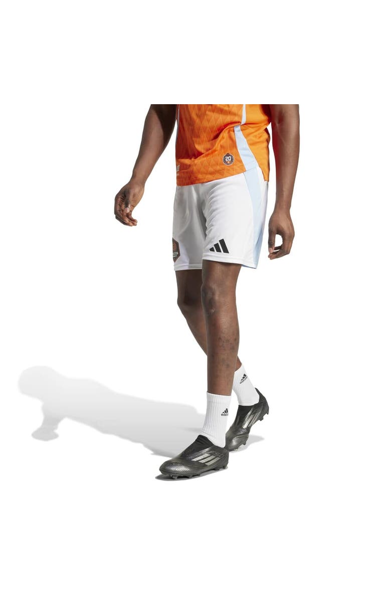 adidas Men's adidas  White Houston Dynamo FC Home 2025 Season 20 Authentic Shorts, Alternate, color, White