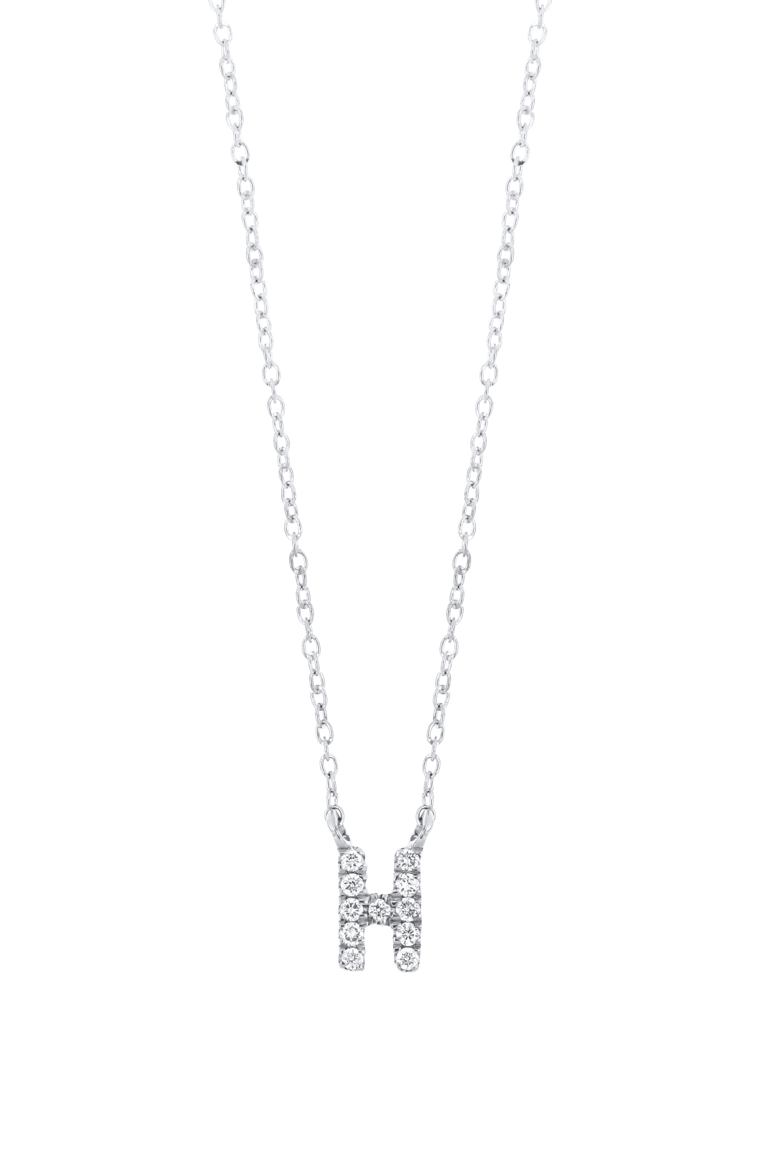 18K WHITE GOLD - H