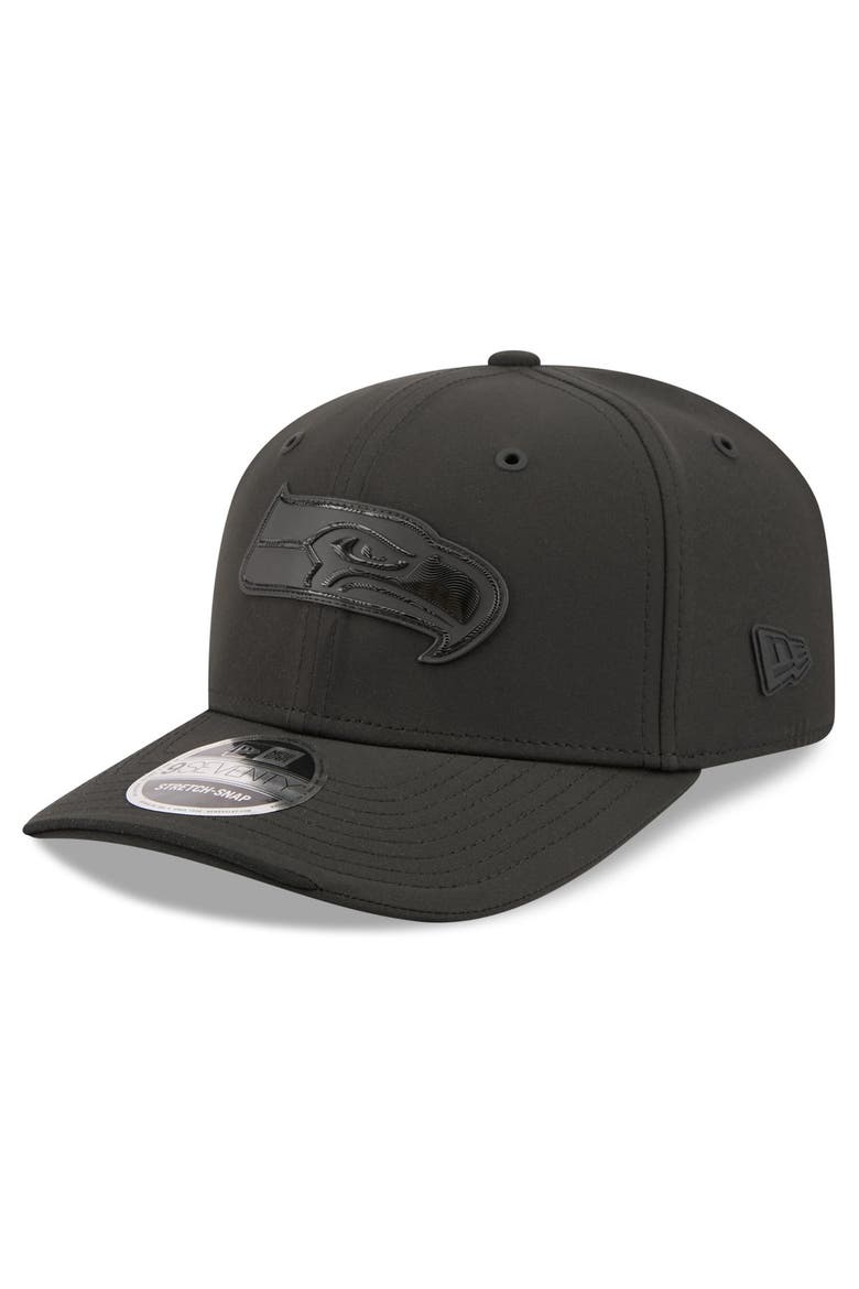 Men's New Era Black Seattle Seahawks 2026 Sideline 9SEVENTY Adjustable Hat, Main, color, Black
