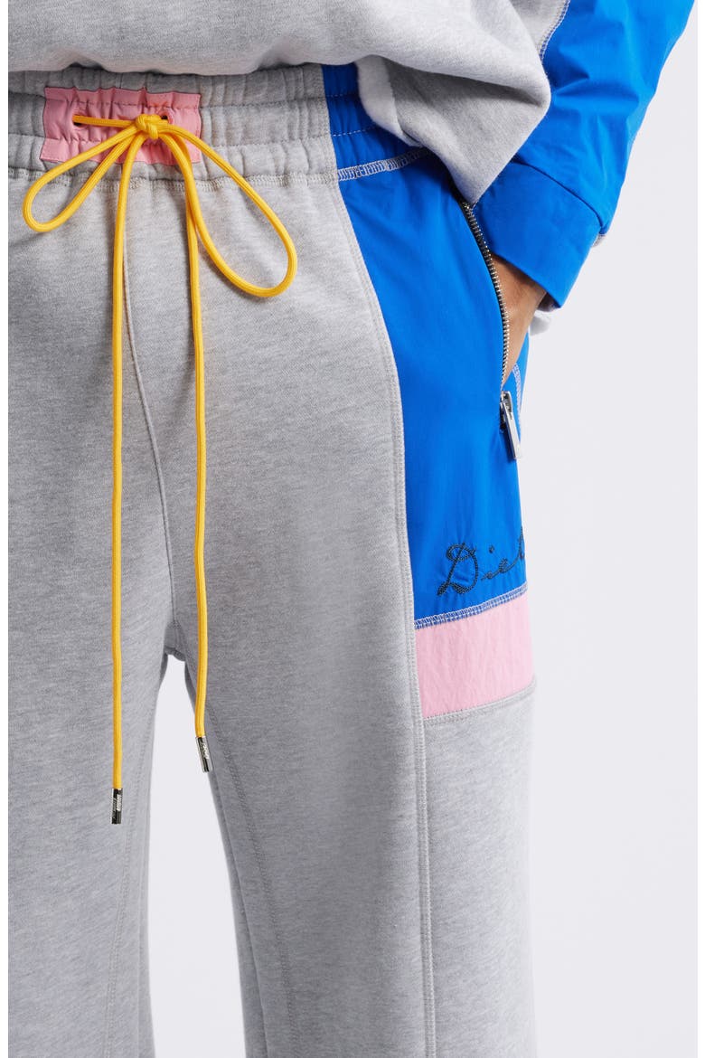 Warm Up Racer Pants, Alternate, color, HEATHER GREY