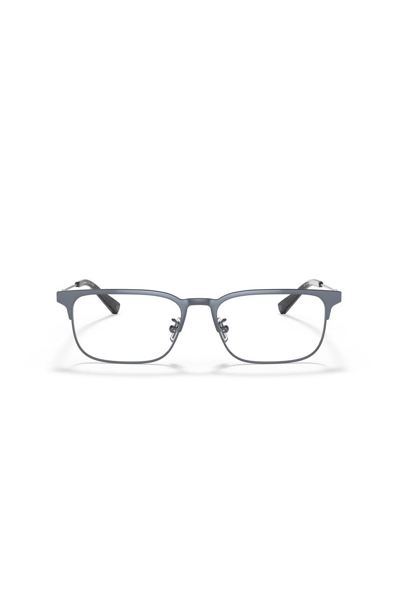 COACH 56mm Rectangle optical glasses, Alternate, color, Blue