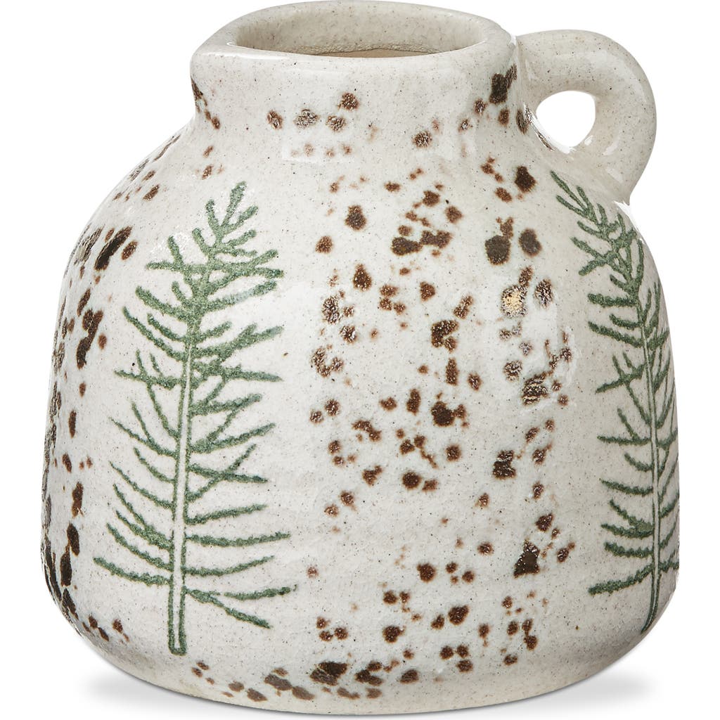 Tag Small Pine Tree Decorative Ceramic Vase For Christmas In Multi