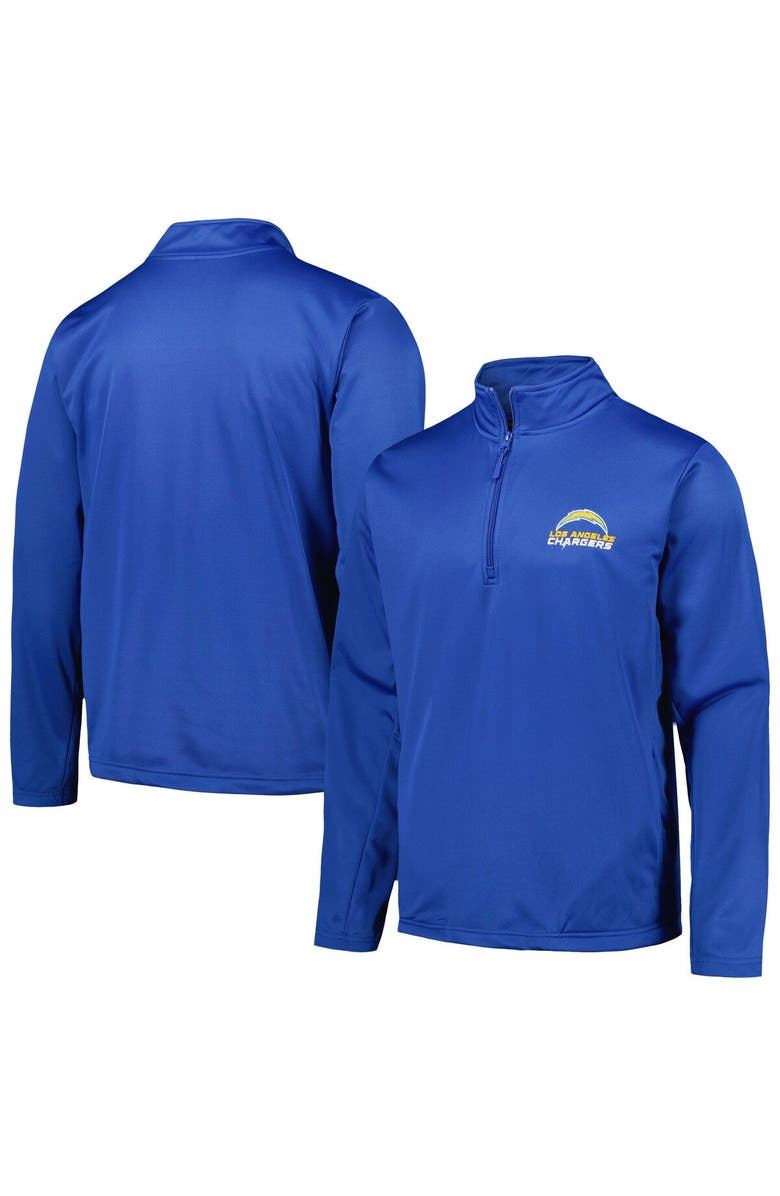 DUNBROOKE Men's Dunbrooke Powder Blue Los Angeles Chargers All-Star Tech Quarter-Zip Top, Alternate, color, Powder Blue