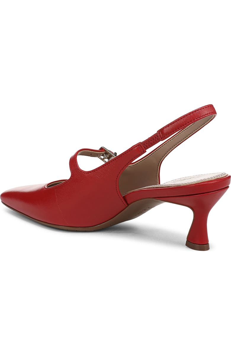 Naturalizer Gemini Slingback Mary Jane Kitten Heel Pump, Alternate, color, Red