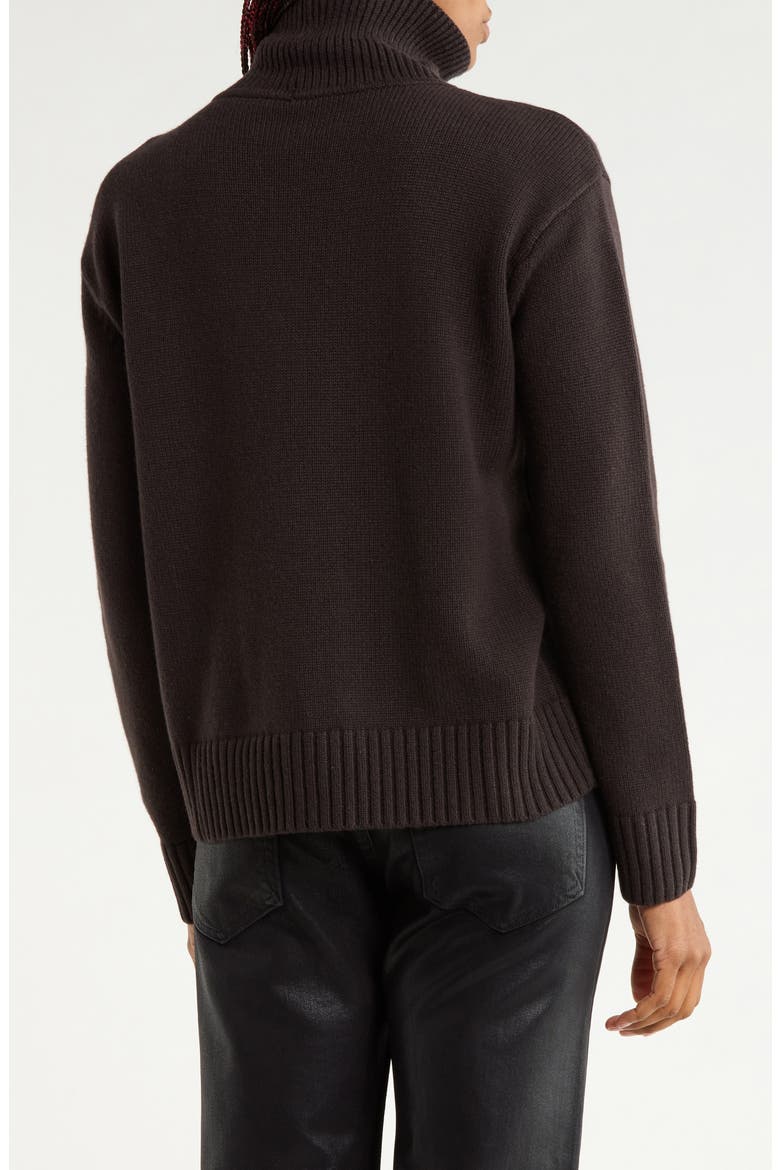 Cashmere Turtleneck Sweater, Alternate, color, BLACKWOOD