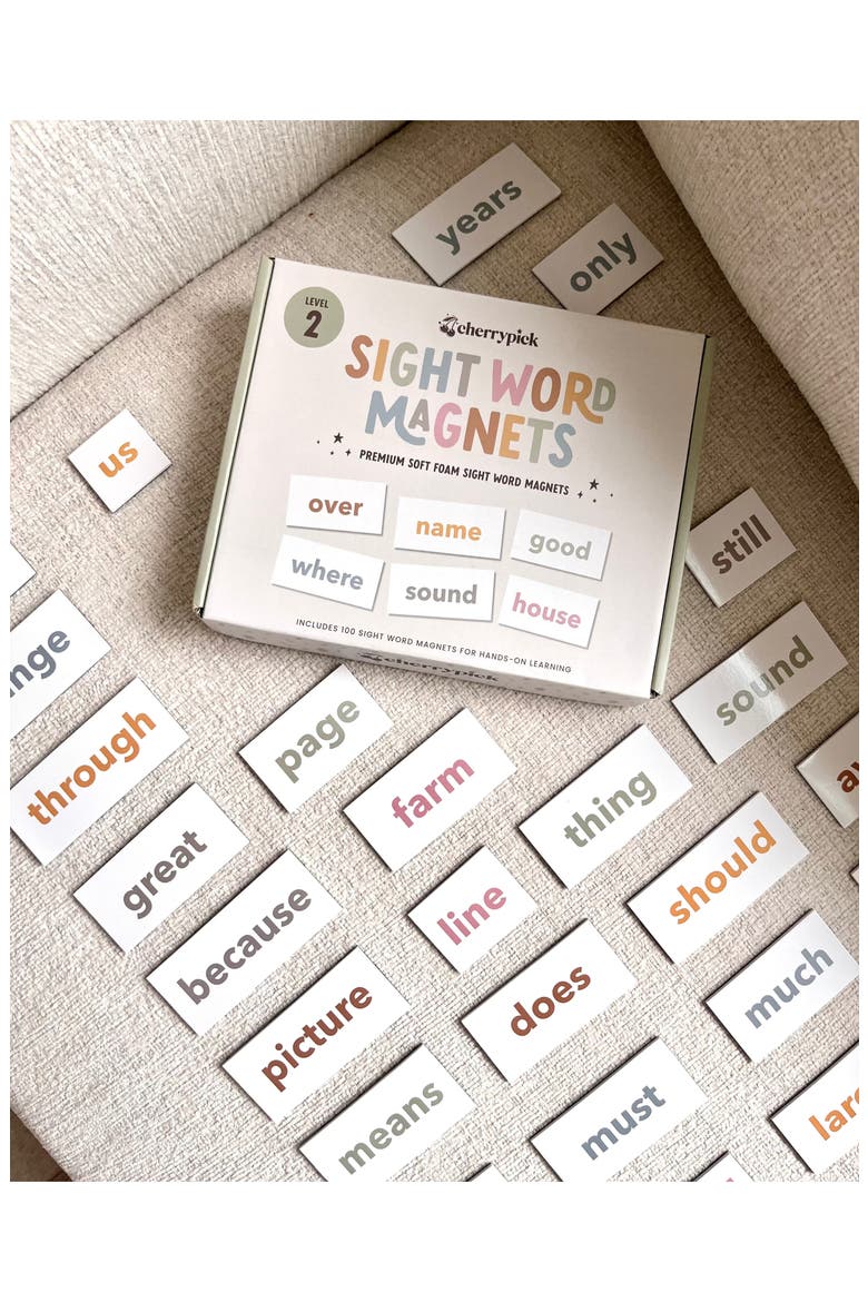 Early Reading & Literacy Sight Word Magnets, Alternate, color, Level 2