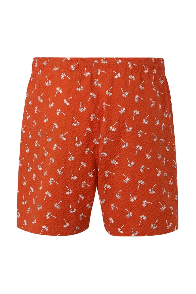 Loras Palm Swim Shorts, Alternate, color, Poppy Red