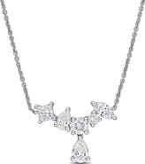 Julianna B. Multi-Shape Lab-Grown Diamond Drop Necklace 14K