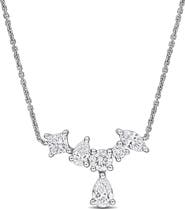 Julianna B. Multi-Shape Lab-Grown Diamond Drop Necklace 14K