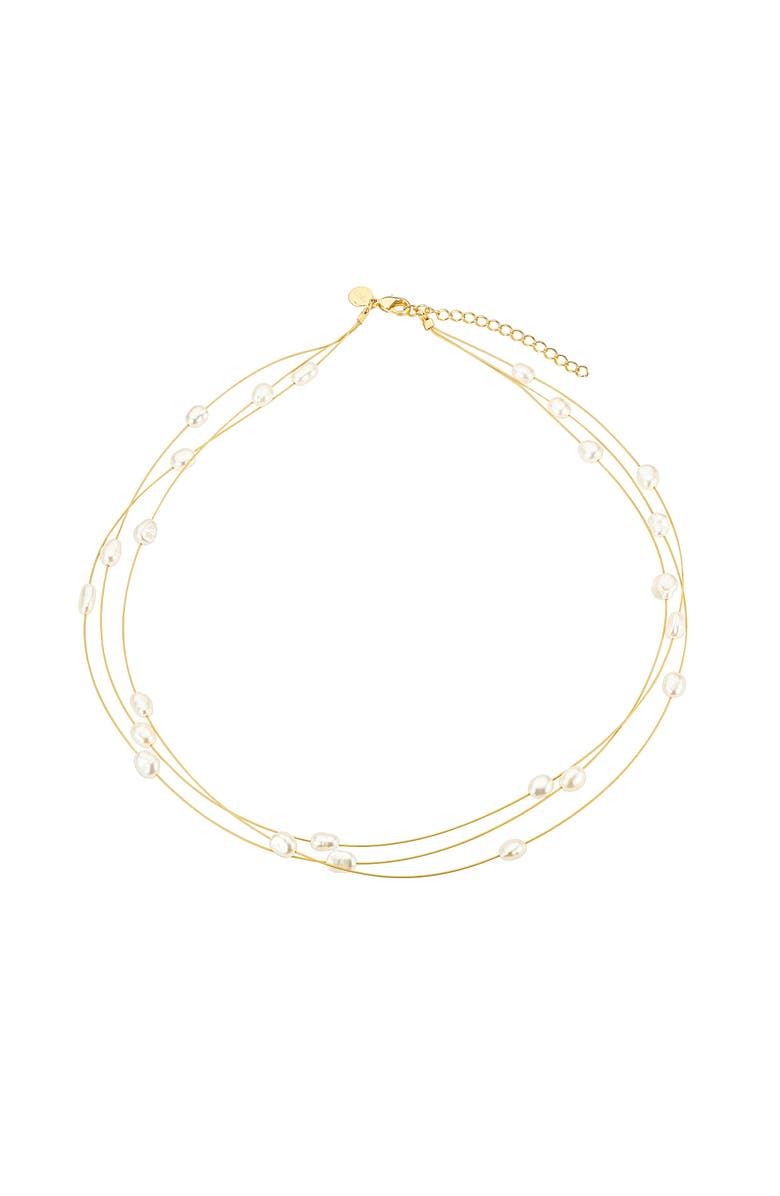 Untamed Petals Pacific Pearl Choker, Main, color, 