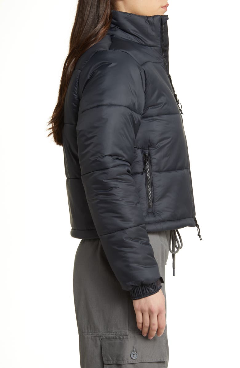 Topo Designs Mountain Water Resistant Recycled Nylon Puffer Jacket, Alternate, color, Black