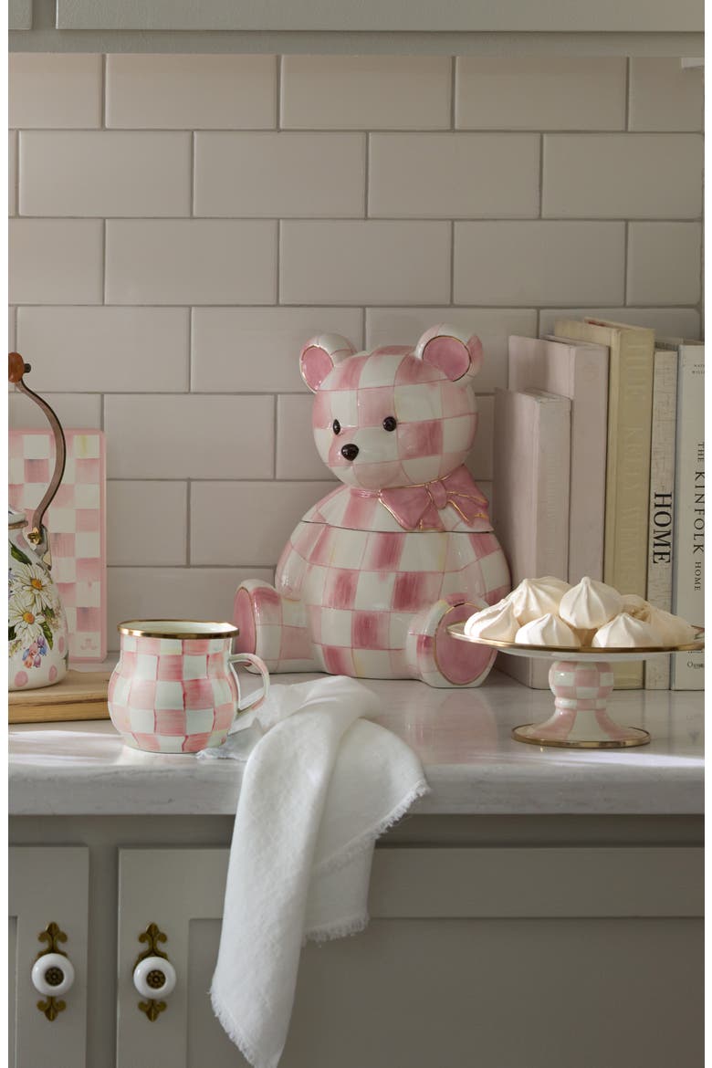 Rosy Check Bear Cookie Jar, Alternate, color, ROSY