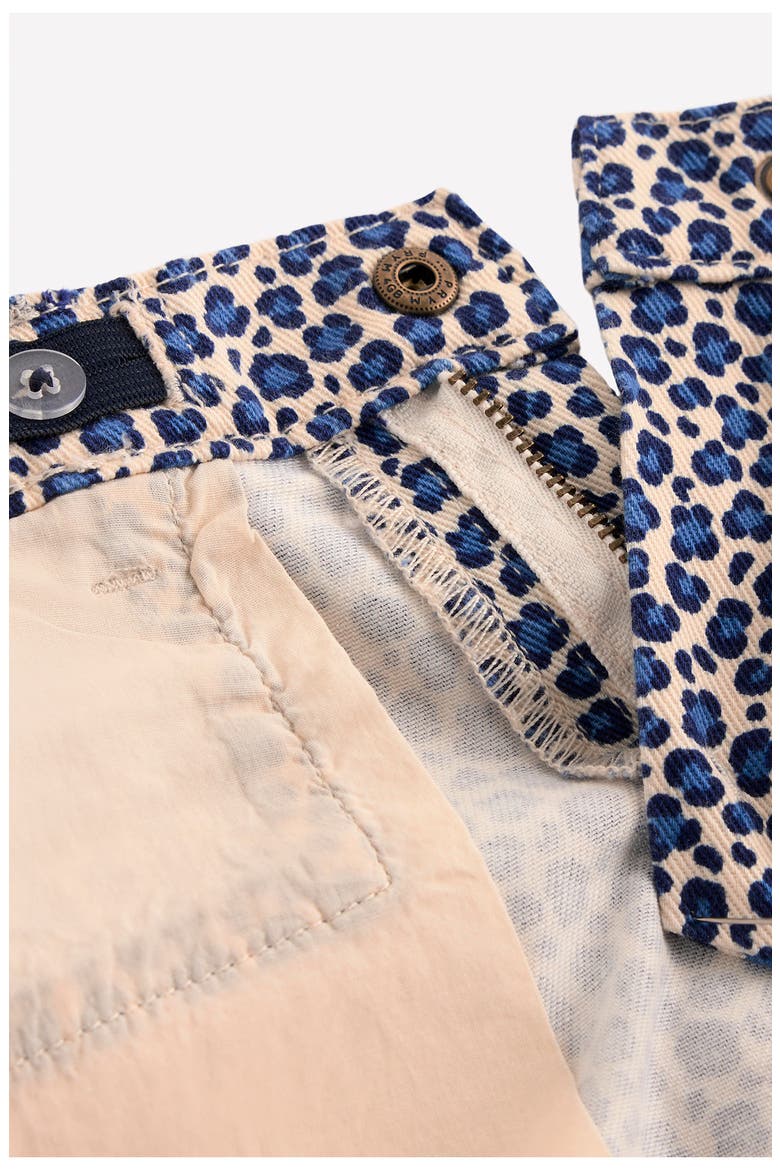 Kids' Leopard Print Wide Leg Jeans, Alternate, color, CALICO WHITE/ BLUE LEOPARD