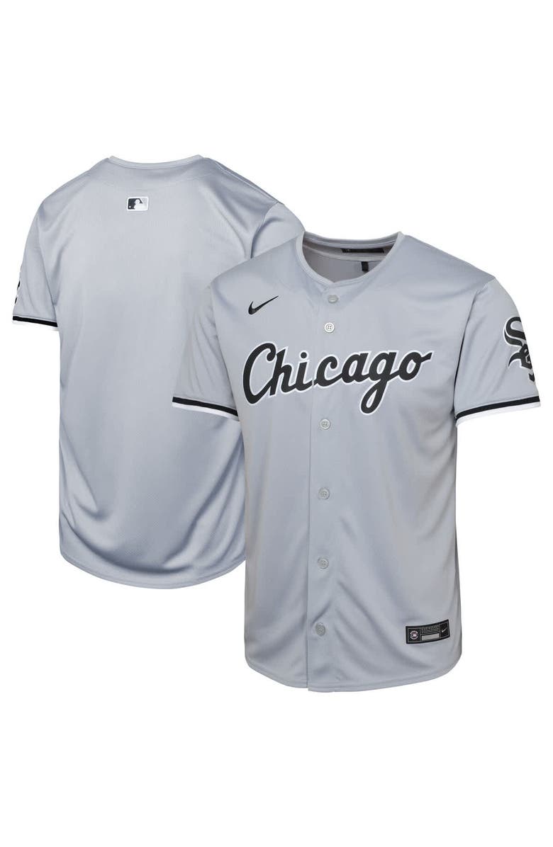 Nike Youth Gray Chicago White Sox Road Limited Jersey, Alternate, color, Gray
