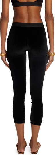 Signature Velour Crop Leggings
