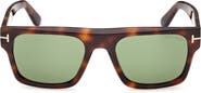 TOM FORD Cyrus 53mm Square Sunglasses