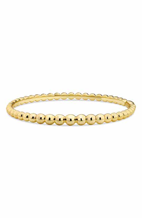 DEVATA Beaded Ball Bangle Bracelet