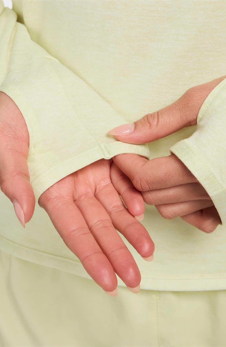 Nike Dri-FIT Swift Element UV Running Top, Alternate, color, 751 Life Lime/White/Heather