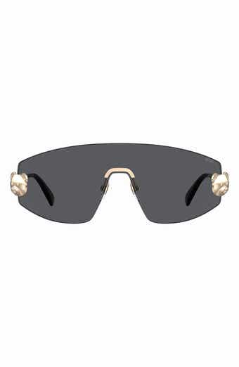 Moschino 99mm Shield Sunglasses