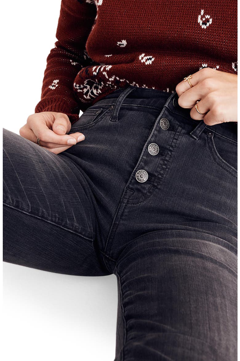 Cali Demi Bootcut Crop Jeans, Alternate, color, WOODSTON WASH