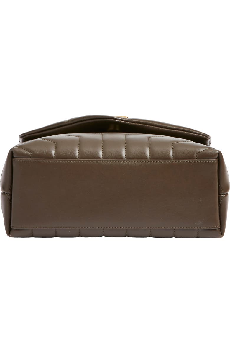 Saint Laurent Small Loulou Chain Leather Shoulder Bag, Alternate, color, Light Musk