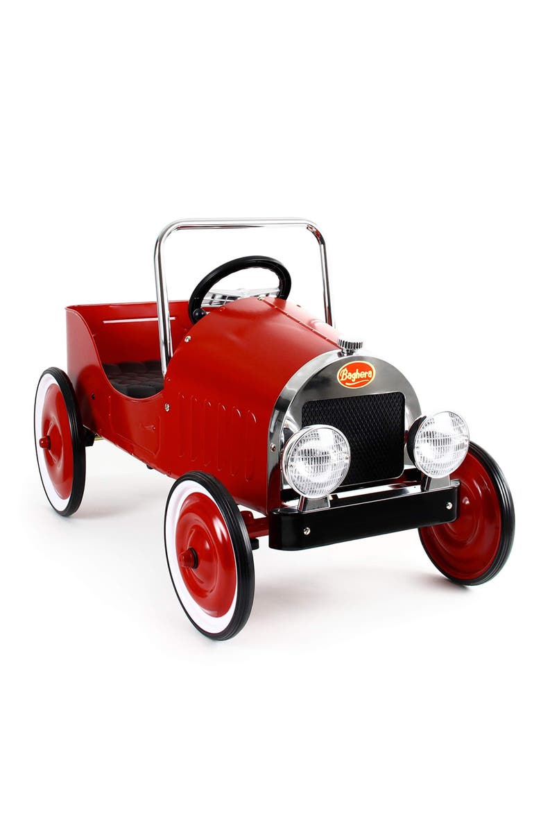 Baghera Classic Pedal Car Ride-On, Alternate, color, Glossy Red
