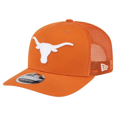 Men's New Era Texas Orange Texas Longhorns Primary 9SEVENTY Trucker Stretch-Snap Hat