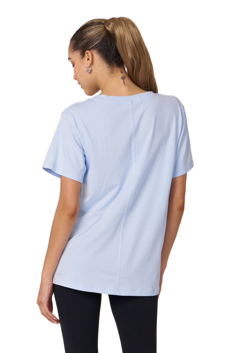 Rebody Active Rebody Essentials Oversized Short Sleeve Top, Alternate, color, Baby Blue