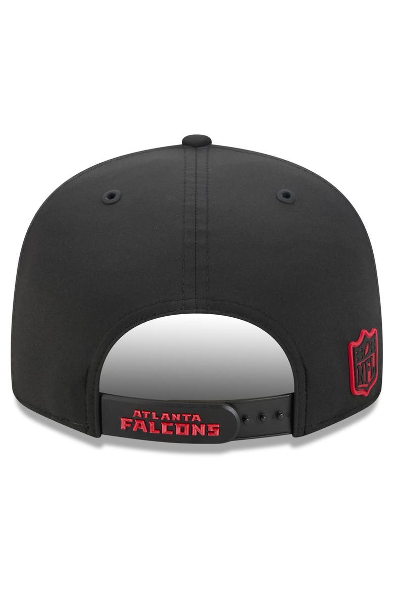 Men's New Era Black Atlanta Falcons 2026 Sideline 9FIFTY Snapback Hat, Alternate, color, Black