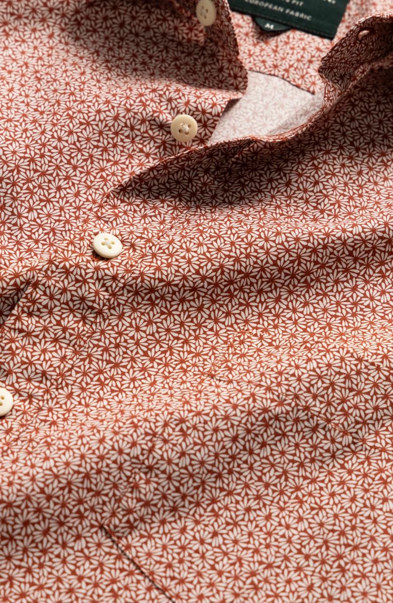 Rodd & Gunn Collingwood Button-Up Cotton Shirt, Alternate, color, Burnt Orange