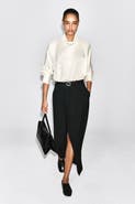 COS Pleated Tailored Maxi Skirt