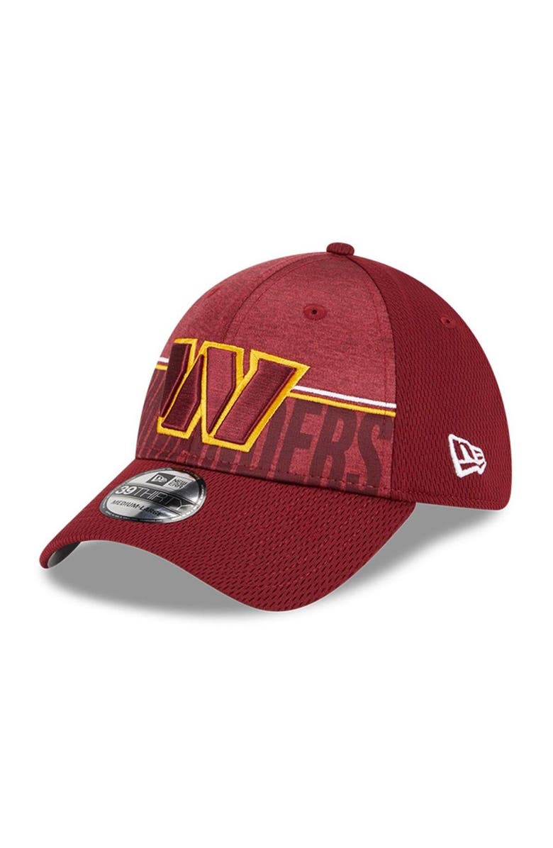 New Era Men's New Era Burgundy Washington Commanders 2023 NFL Training Camp 39THIRTY Flex Fit Hat, Main, color, Burgundy