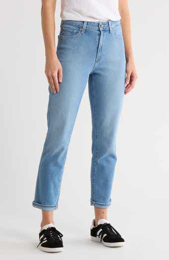 PAIGE Brigitte High Waist Crop Slim Boyfriend Jeans