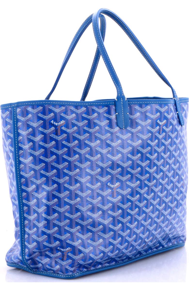 Pre-Owned Goyard Anjou Reversible Tote Coated Canvas PM, Alternate, color, Blue