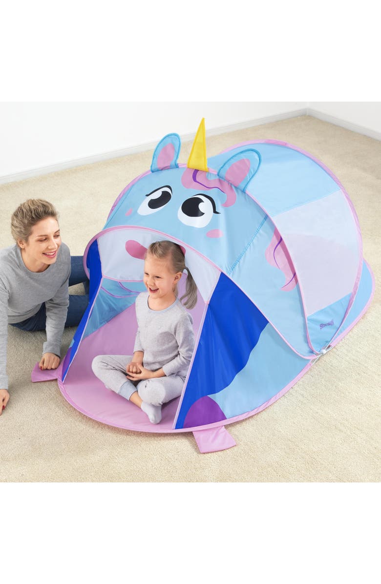 Bestway Adventurechasers Unicorn Play Popup Tent, Alternate, color, Multicolored